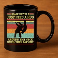 Jiu Jitsu Dad Like A Normal Dad But Cooler BBJ Jiu Jitsu 11oz C Handle Ceramic Mug