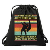 Jiu Jitsu Dad Like A Normal Dad But Cooler BBJ Jiu Jitsu Drawstring Bag