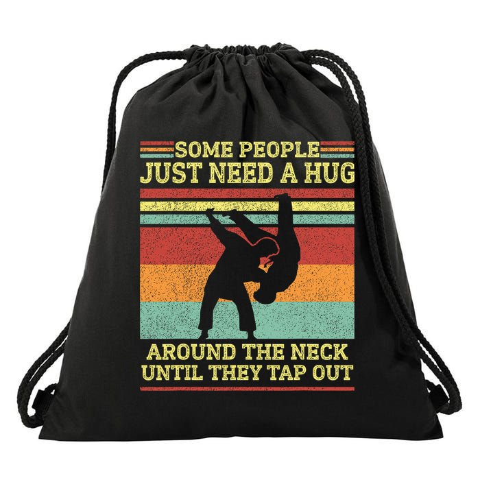 Jiu Jitsu Dad Like A Normal Dad But Cooler BBJ Jiu Jitsu Drawstring Bag