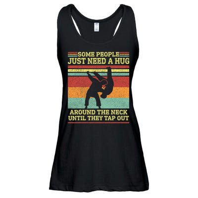 Jiu Jitsu Dad Like A Normal Dad But Cooler BBJ Jiu Jitsu Ladies Essential Flowy Tank