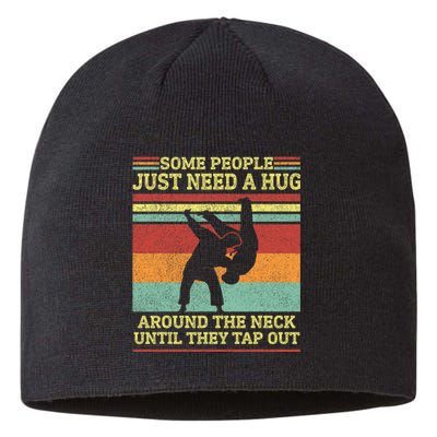 Jiu Jitsu Dad Like A Normal Dad But Cooler BBJ Jiu Jitsu Sustainable Beanie