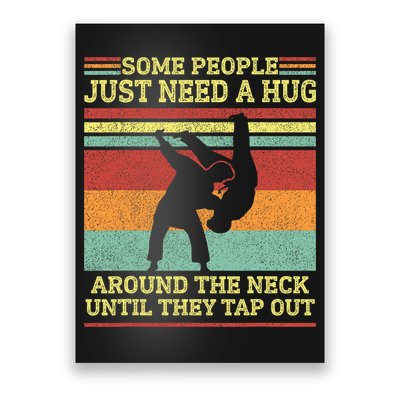 Jiu Jitsu Dad Like A Normal Dad But Cooler BBJ Jiu Jitsu Poster