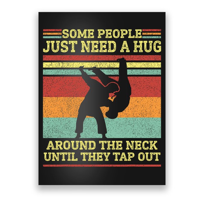 Jiu Jitsu Dad Like A Normal Dad But Cooler BBJ Jiu Jitsu Poster