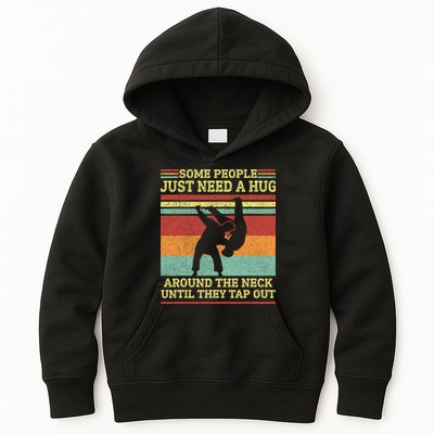 Jiu Jitsu Dad Like A Normal Dad But Cooler BBJ Jiu Jitsu Kids Hoodie