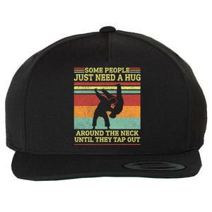 Jiu Jitsu Dad Like A Normal Dad But Cooler BBJ Jiu Jitsu Wool Snapback Cap