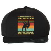 Jiu Jitsu Dad Like A Normal Dad But Cooler BBJ Jiu Jitsu Wool Snapback Cap