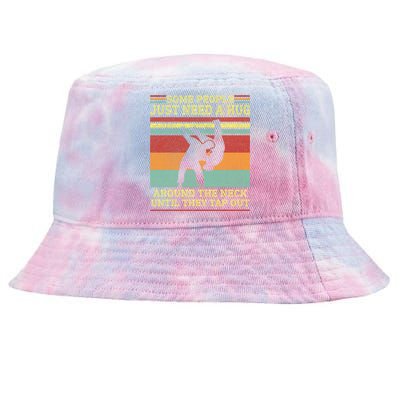 Jiu Jitsu Dad Like A Normal Dad But Cooler BBJ Jiu Jitsu Tie-Dyed Bucket Hat