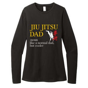 Jiu Jitsu Dad Noun Like A Normal Dad But Cooler Bbj Mma Great Gift Womens CVC Long Sleeve Shirt