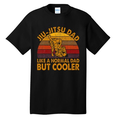 Jiu Jitsu Dad Retro Bjj Brazilian Jujitsu Tall T-Shirt