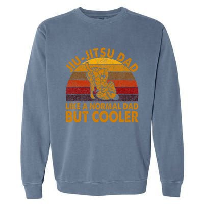 Jiu Jitsu Dad Retro Bjj Brazilian Jujitsu Garment-Dyed Sweatshirt