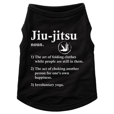 Jiu Jitsu Definition Funny Bjj Doggie Tank