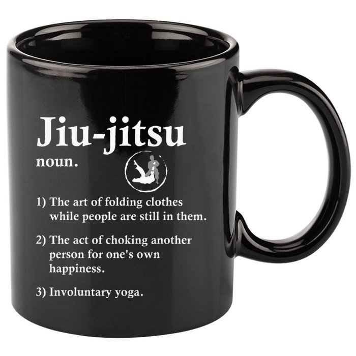 Jiu Jitsu Definition Funny Bjj 11oz C Handle Ceramic Mug