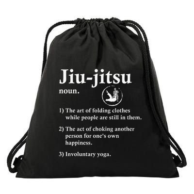 Jiu Jitsu Definition Funny Bjj Drawstring Bag