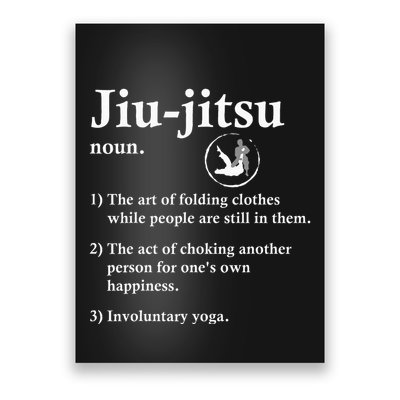 Jiu Jitsu Definition Funny Bjj Poster