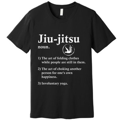 Jiu Jitsu Definition Funny Bjj Premium T-Shirt