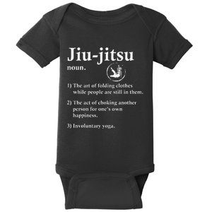 Jiu Jitsu Definition Funny Bjj Baby Bodysuit