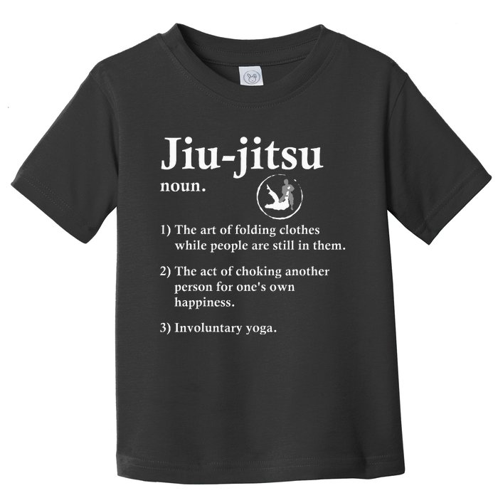 Jiu Jitsu Definition Funny Bjj Toddler T-Shirt