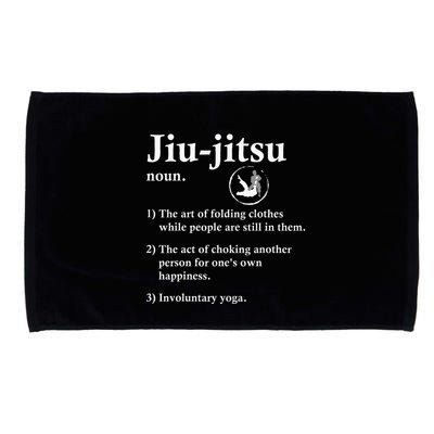 Jiu Jitsu Definition Funny Bjj Microfiber Hand Towel