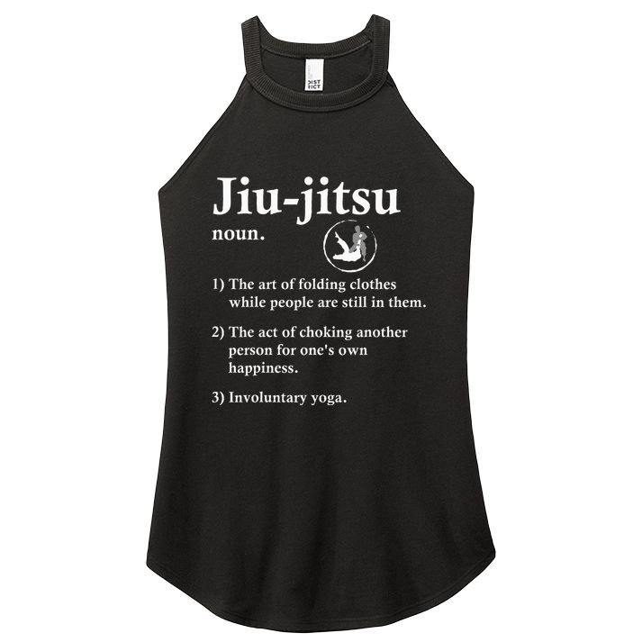 Jiu Jitsu Definition Funny Bjj Women's Perfect Tri Rocker Tank