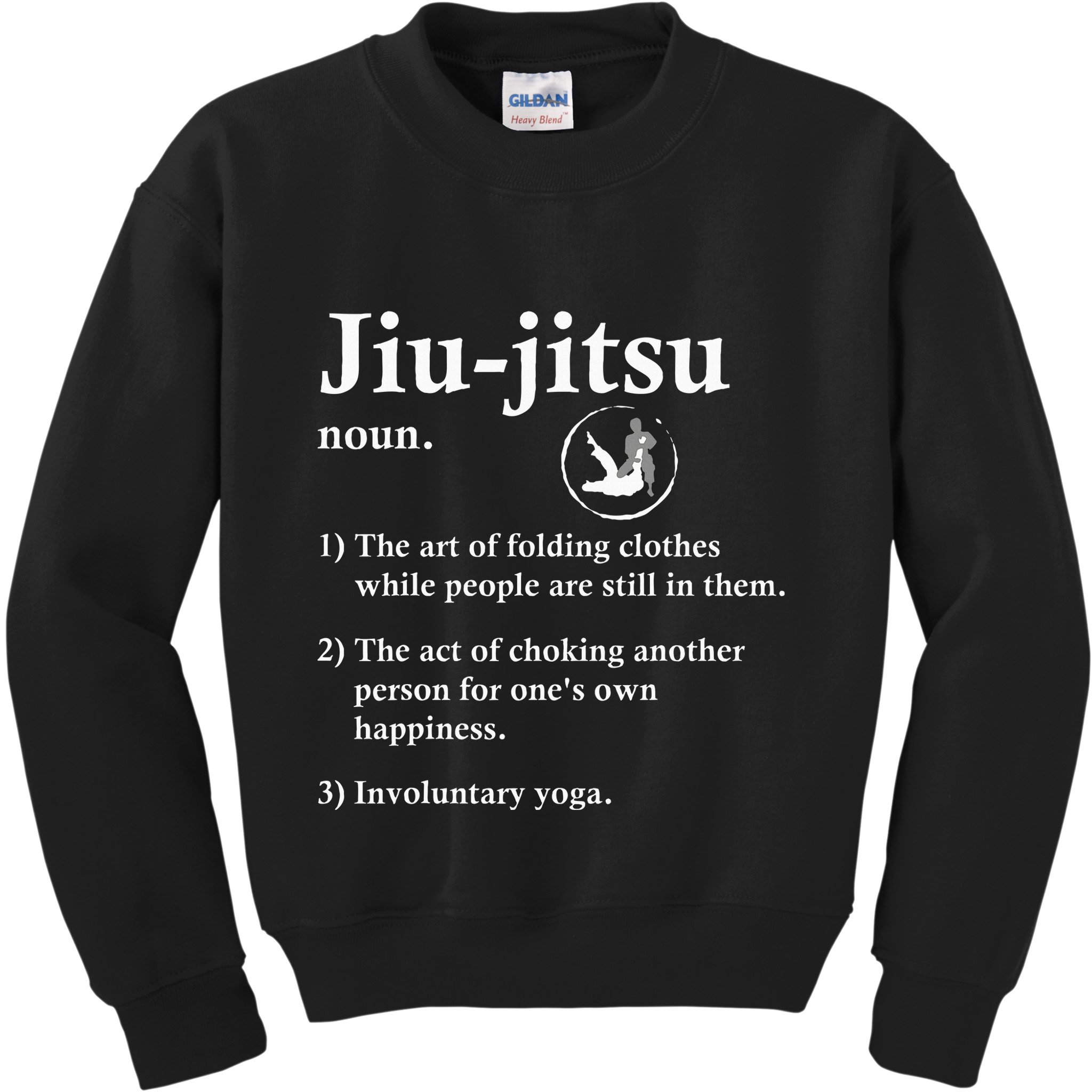 Jiu Jitsu Definition Funny Bjj Kids Sweatshirt