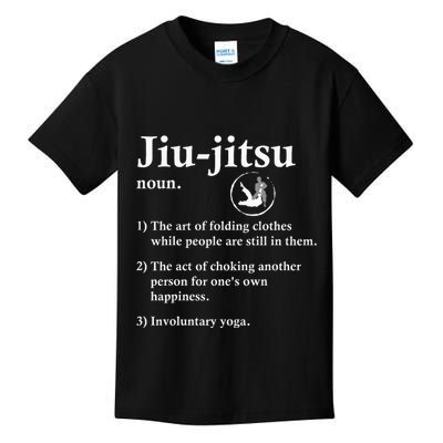Jiu Jitsu Definition Funny Bjj Kids T-Shirt