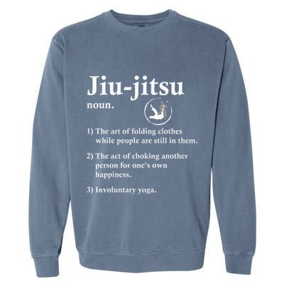 Jiu Jitsu Definition Funny Bjj Garment-Dyed Sweatshirt
