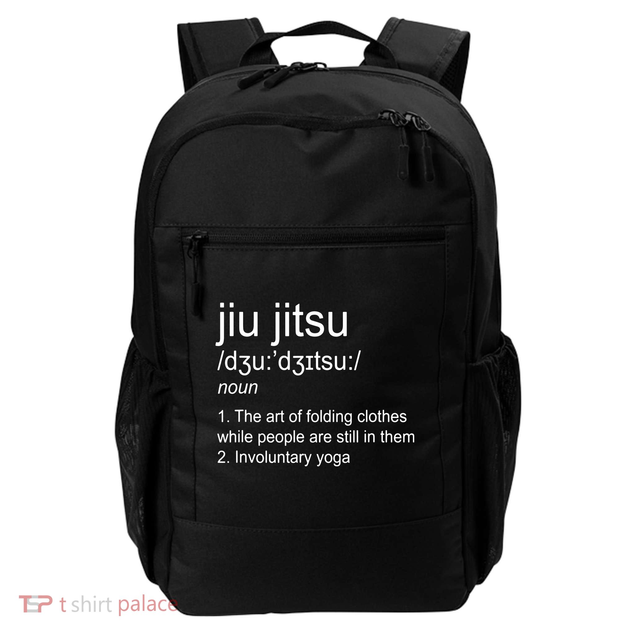 Jiu Jitsu Definition Martial Arts Backpack