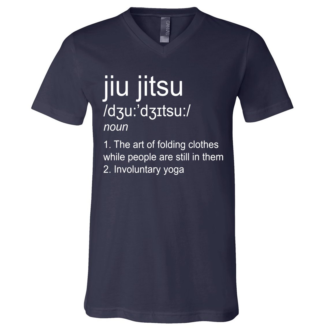 Jiu Jitsu Definition Martial Arts V-Neck T-Shirt