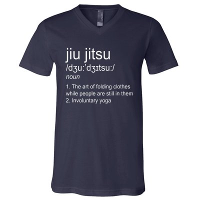 Jiu Jitsu Definition Martial Arts V-Neck T-Shirt