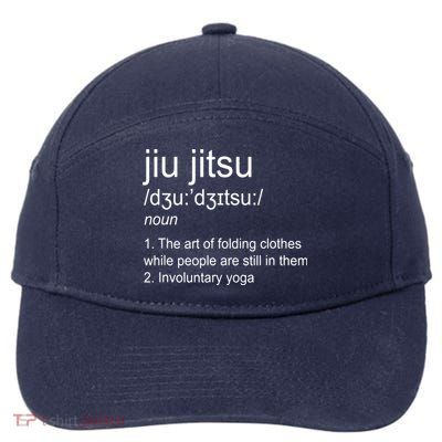 Jiu Jitsu Definition Martial Arts 7-Panel Snapback Hat