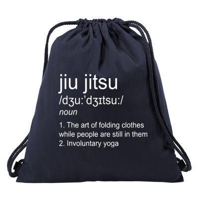 Jiu Jitsu Definition Martial Arts Drawstring Bag