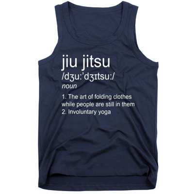 Jiu Jitsu Definition Martial Arts Tank Top