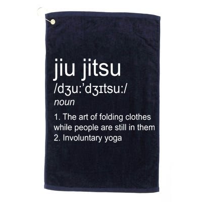 Jiu Jitsu Definition Martial Arts Golf Towel