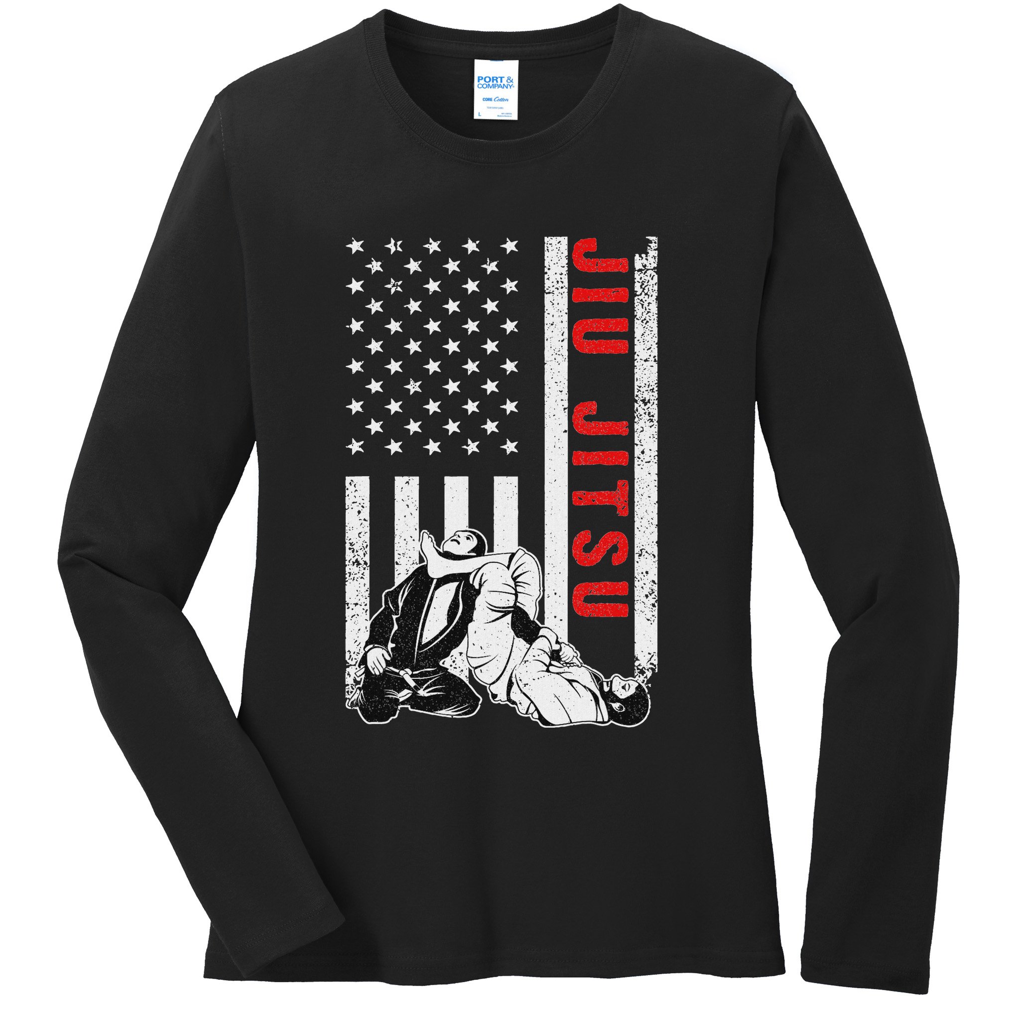 Jiu Jitsu Design Brazilian Jiu Jitsu Bjj Ladies Long Sleeve Shirt