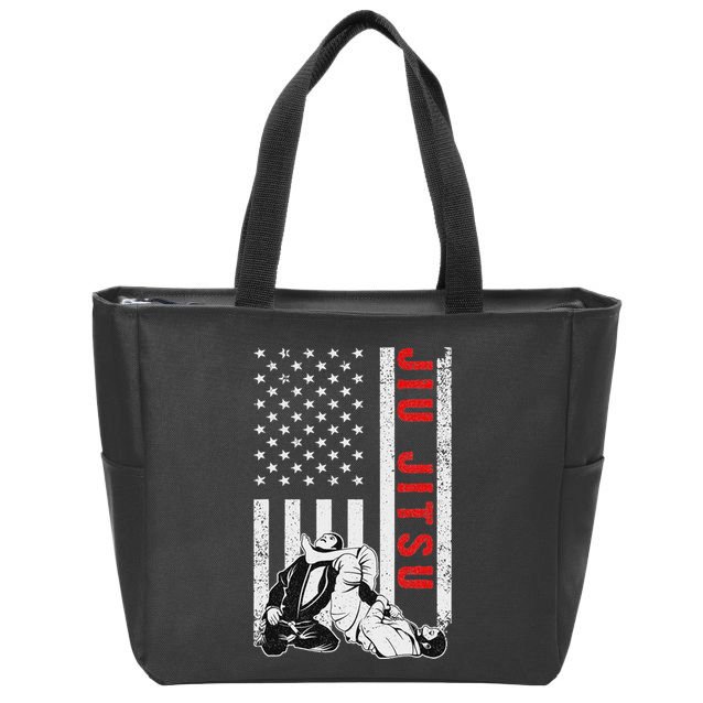 Jiu Jitsu Design Brazilian Jiu Jitsu Bjj Zip Tote Bag