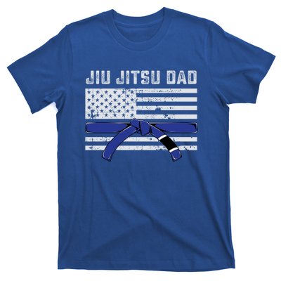 Jiu Jitsu Dad Blue Belt Police Lives Matter Thin Blue Line Great Gift T-Shirt