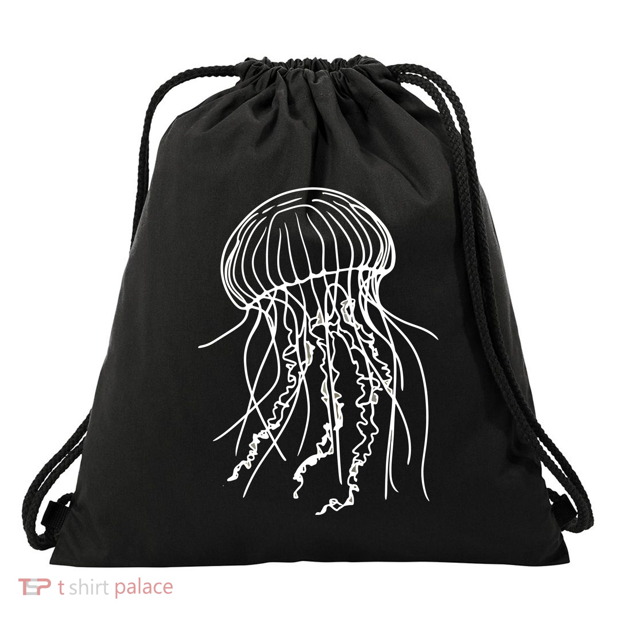 Jellyfish Drawstring Bag