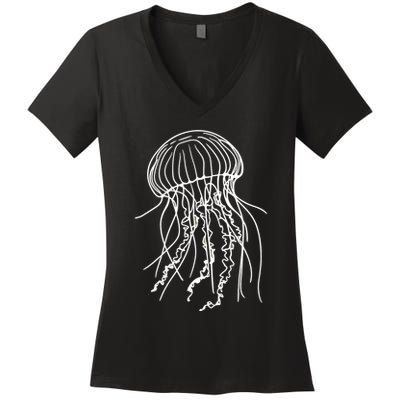 Jellyfish Women's V-Neck T-Shirt