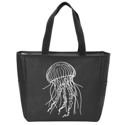 Jellyfish Zip Tote Bag