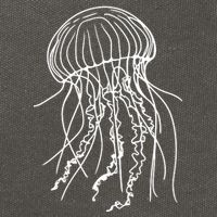 Jellyfish Cotton Canvas Backpack