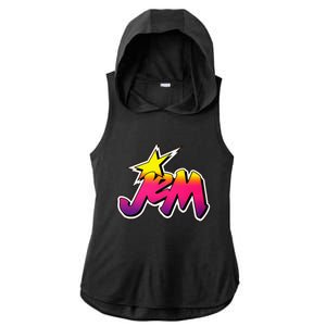 Jem Ladies PosiCharge Tri-Blend Wicking Draft Hoodie Tank