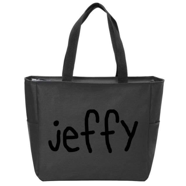 Jeffy Zip Tote Bag
