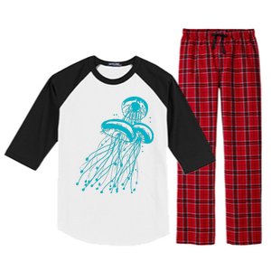 Jellyfish Raglan Sleeve Pajama Set