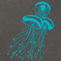 Jellyfish Cotton Canvas Backpack