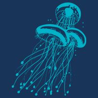 Jellyfish 16 in Basic Backpack