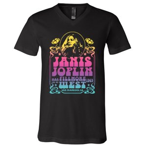 J.A.N.I.S J.O.P.L.I.N Fillmore West V-Neck T-Shirt