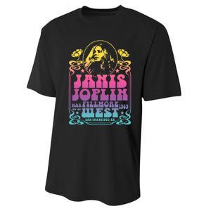 J.A.N.I.S J.O.P.L.I.N Fillmore West Performance Sprint T-Shirt