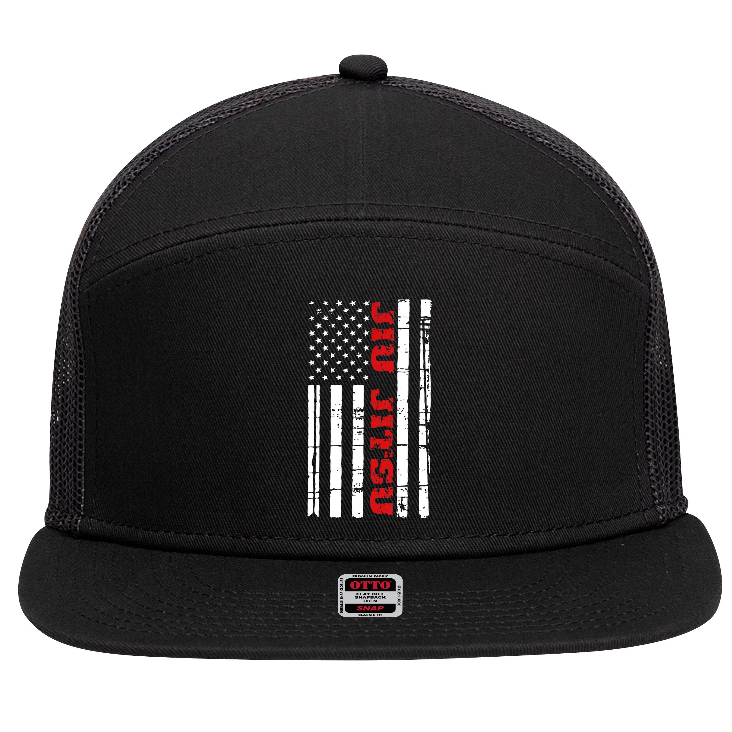 Jiu Jitsu Flag TShirt American Jiu Jitsu Shirt BJJ 7 Panel Mesh Trucker Snapback Hat