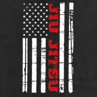 Jiu Jitsu Flag TShirt American Jiu Jitsu Shirt BJJ 7 Panel Mesh Trucker Snapback Hat