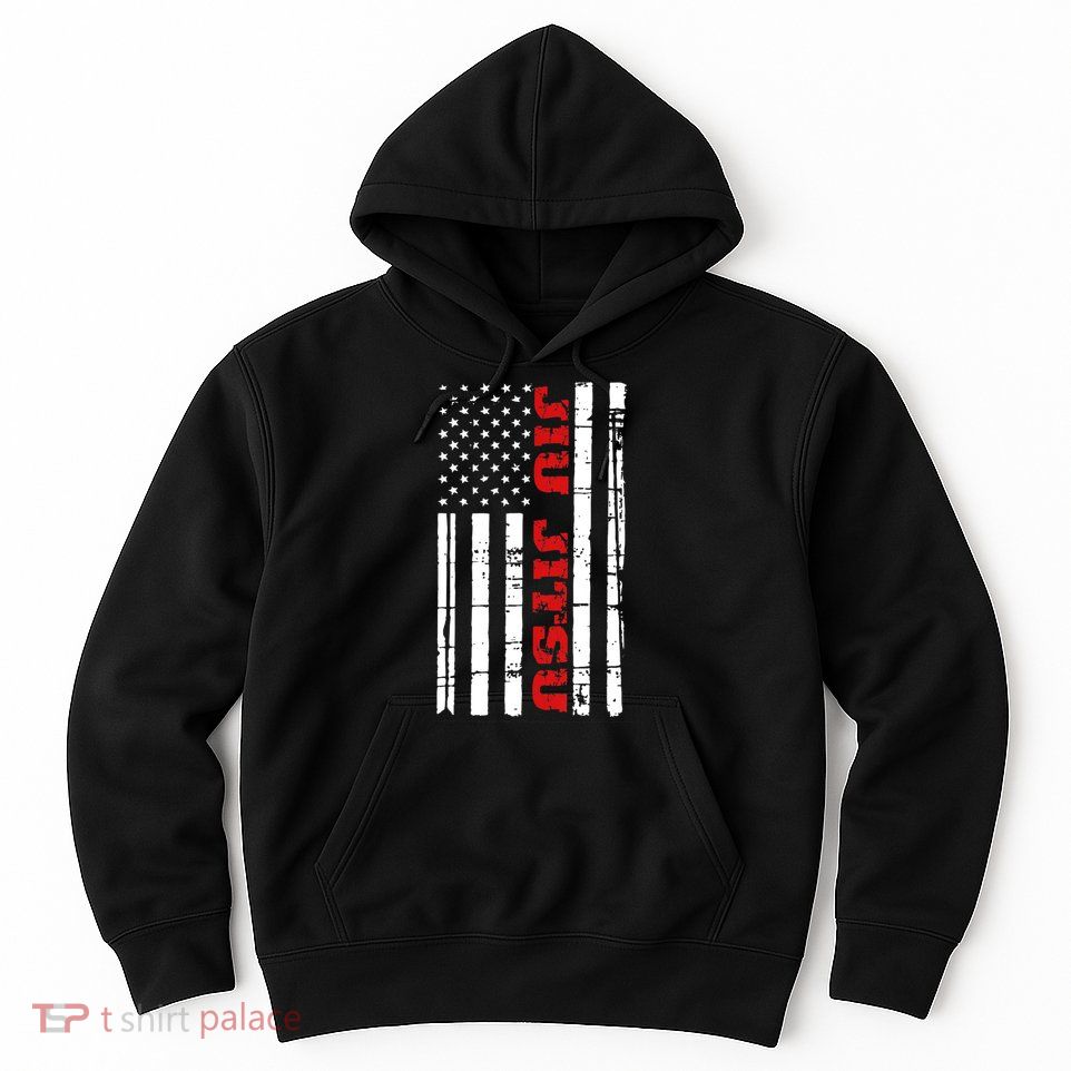Jiu Jitsu Flag TShirt American Jiu Jitsu Shirt BJJ Hoodie